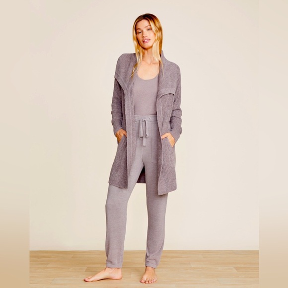 Barefoot Dreams CozyChic Lite® Ribbed Drape Cardigan - Large - Picture 1 of 4